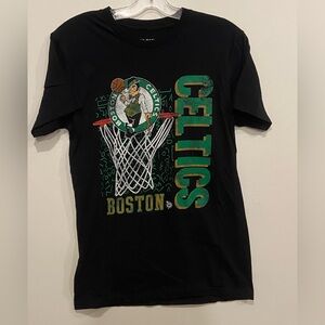Adidas Boston Celtics Black Graphic Tee